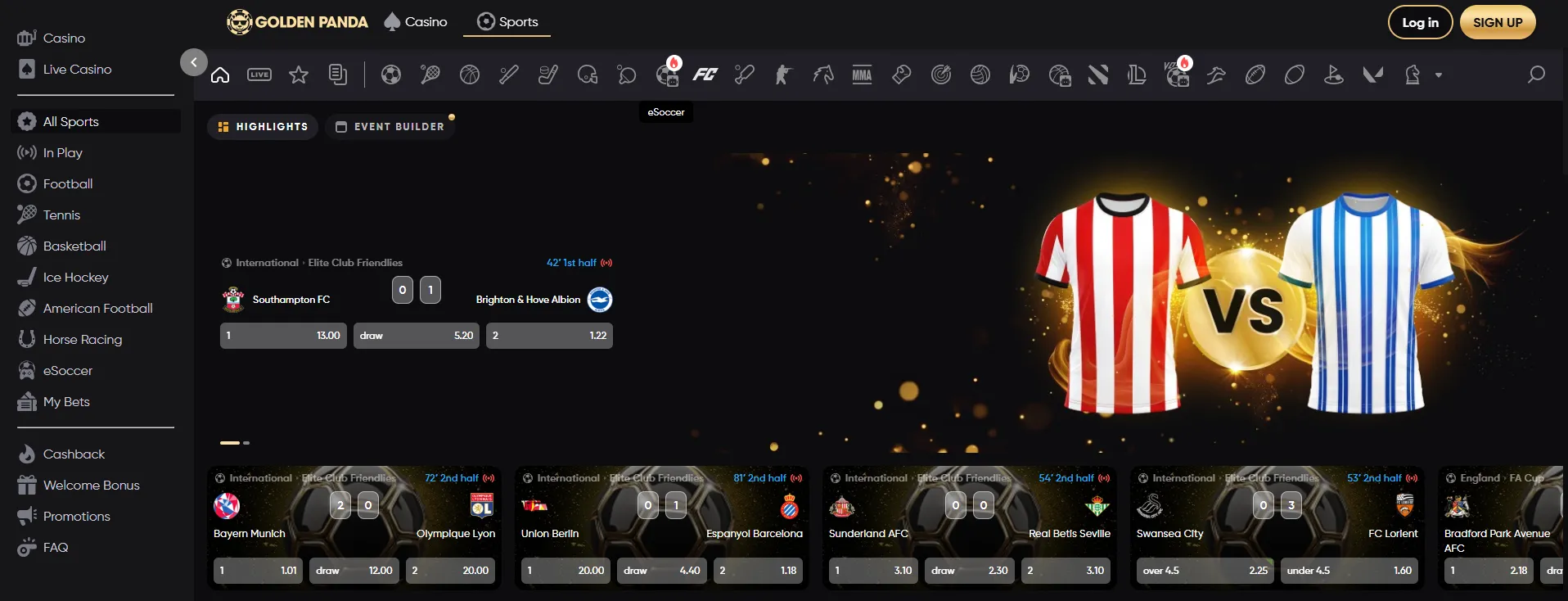 Sport och E-sport med Fler Alternativ och Bättre Odds